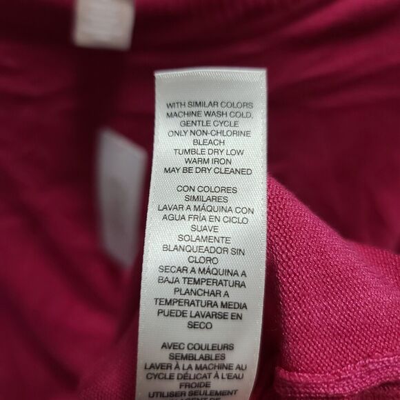 Chico's Womens Sweater Pink Size 3 Rayon/Nylon Pullover Long Sleeve NWT - Picture 8 of 12